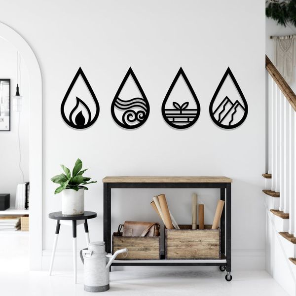 استیکر طرح اشکی مجموعه 4 عددی