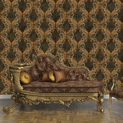 کاغذ دیواری مدل داماسک قواره ای کد 5056