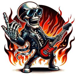 برچسب DTF یا استیکر حرارتی لباس طرح موزیک آتشین