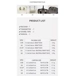 زنگ بی سیم مدل 2Q189-BB به همراه شستی