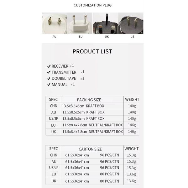 زنگ بی سیم مدل 2Q189-BB به همراه شستی
