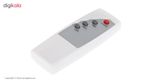 فن هیتر برقی نوا مدل NH-1256WH | بخاری دیواری و رومیزی 2000 وات با ریموت کنترل