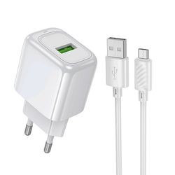 شارژر دیواری 18 وات هوکو مدل CS52A QC3.0 با گارانتی شرکتی