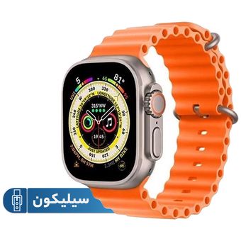 ساعت هوشمند مدل  WS-61 ULTRA 2 به همراه 7 بند متوع و شارژ بی سیم دارای قابلیت های قابلیت مکالمه مستقیم بند سیلیکون