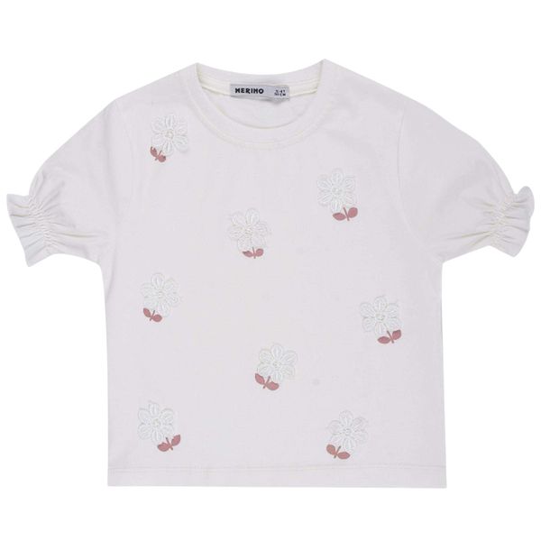 بلوز آستین کوتاه دخترانه مدل MDSS-CH3229