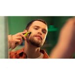 ماشین اصلاح موی صورت فیلیپس مدل QP2724/10 با قابلیت استفاده خشک و مرطوب، ضدآب، تیغه استیل ضدزنگ کربن ضدحساسیت، سیستم محافظت دوگا