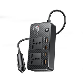 اینورتر فندکی خودرو 200 وات یسیدو YESIDO VC07