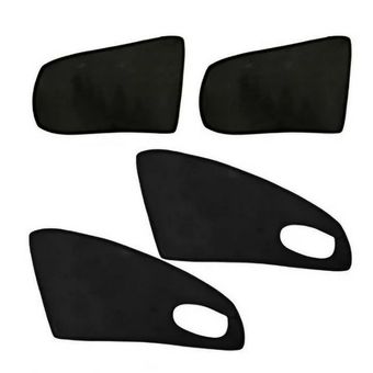 پرده آفتابگیر شیشه بغل خودرو مناسب برای کوییک - تیبا1 - تیبا2 - اطلس - ساینا - سهند مجموعه 4 عددی