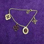 دستبند زنانه طرح گل و دایره