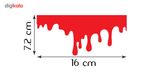 استیکر ماشین دکوگراف مدل Blood کد 102