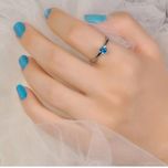 انگشتر نقره زنانه تک نگین