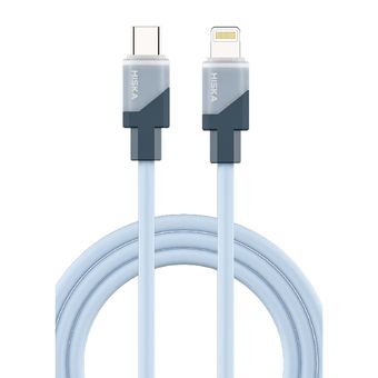 کابل تبدیل USB-C به لایتنینگ هیسکا مدل LX-881CL طول 1.2 متر