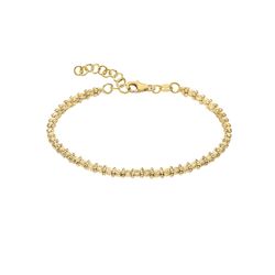 دستبند النگویی طلا 18 عیار زنانه مریم اکرمی گلد گالری مدل البرناردو گوارسه