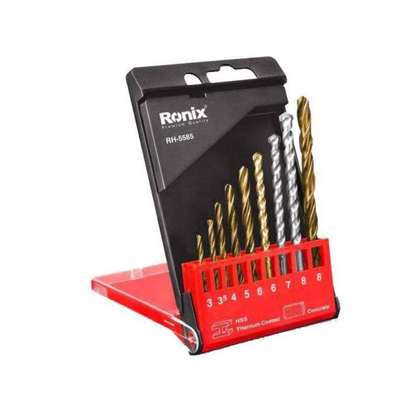 مجموعه 9 عددی مته رونیکس مدل RON-5585