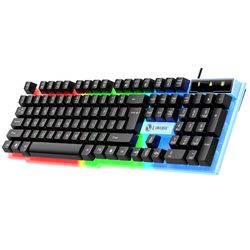 کیبرد گیمینگ لایماید مدل RGB-TX30 کد 2024، سوییچ ممبران، Full-Size، نورپردازی LED RGB