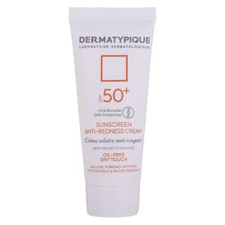 کرم ضد آفتاب بدون رنگ درماتیپیک SPF50 مدل Anti_redness محافط UVB, UVA مناسب انواع پوست حجم 40 میلیلیتر