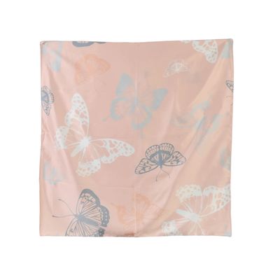 مینی اسکارف ساتن زنانه مدل MDSS-CH8482 با طول و عرض 70*70 سانتی‌متر