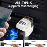 شارژر فندکی 120 وات کد 4in1