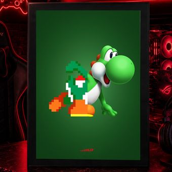 پوستر یوشی yoshi mario