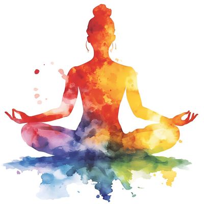 برچسب UV-DTF لیبل مخصوص اجسام مدل یوگا