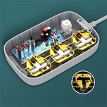 چندراهی برق الدینیو مدل SC3416 | فست شارژ 65 وات، 3 پریز + 4 پورت USB + Type-C