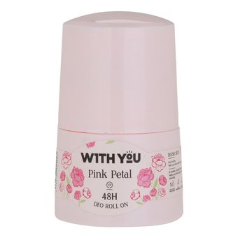 رول ضد تعریق زنانه ویت یو مدل PINK PETAL حجم 50 میلی لیتر