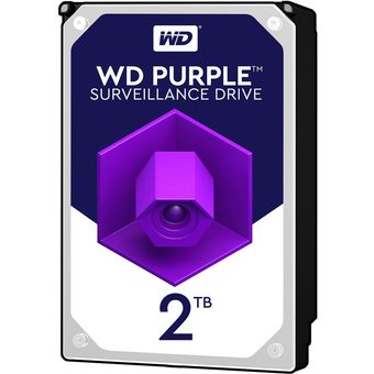 هارددیسک اینترنال وسترن دیجیتال مدل Purple WD20PURZ ظرفیت 2 ترابایت استوک