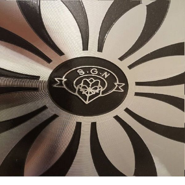 تابه درب دار اس جی ان طرح گرانیتی سایز 32