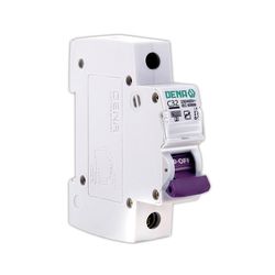 فیوز مینیاتوری تک فاز 32 آمپر دنا الکتریک مدل C32-6KA بسته 12 عددی