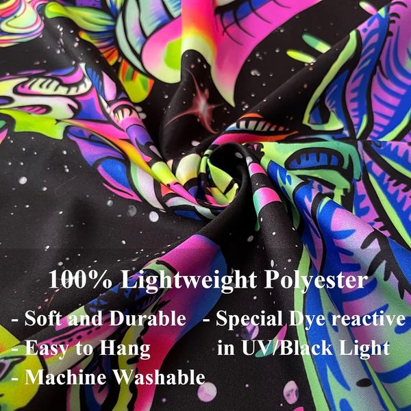 پوستر پارچه ای فیانی مدل بک دراپ بلک لایت کد F110