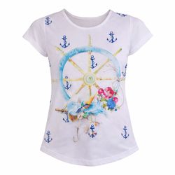 تیشرت آستین کوتاه دخترانه مدل کشتی