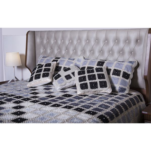 سرویس روتختی شاهو مدل Black Pearl دو نفره 7 تکه