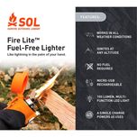 فندک برقی نجات سول مدل Fuel-Free Lighter کد F2022