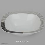 سرویس غذاخوری 27 پارچه 6 نفر چینی زرین ایران مدل وگاس اوریت سری کواترو درجه عالی