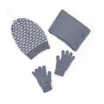 ست کلاه و شال گردن و دستکش بافتنی مدل SB-SS-0311*367