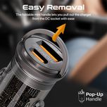 شارژر فندکی 65 وات پرومیت مدل TRANSDRIVE-65W  با گارانتی شرکتی