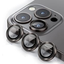 محافظ لنز دوربین مدل رینگی مناسب برای گوشی موبایل اپل IPhone 15 Pro / 15 Pro Max بسته 10 عددی (عمده)