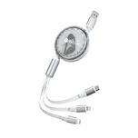 کابل تبدیل USB به USB-C / microUSB / لایتنینگ پرووان مدل PCC118R