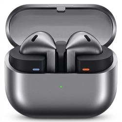 هدفون بلوتوثی سامسونگ مدل Galaxy Buds3 با نویز کنسلینگ فعال (ANC)، نویز کنسلینگ میکروفون (ENC)، درگاه شارژ USB Type-C، با قابلی