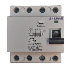 کلید محافظ جان چهار پل 63 آمپر شیل ایران