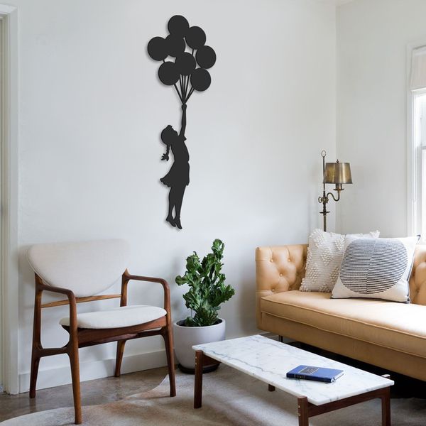 استیکر دیواری طرح دخترک