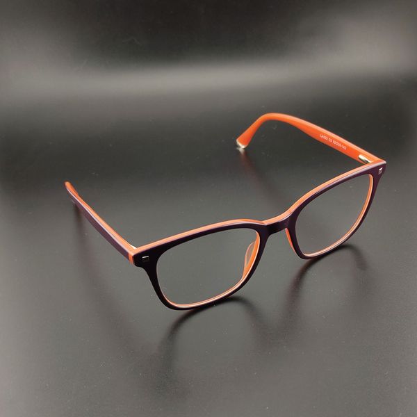 فریم عینک طبی زنانه مدل LA023C3 Acetate Tangerine Maroon