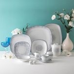 سرویس غذاخوری 73 پارچه 12 نفر چینی زرین ایران مدل کواترو ادلین درجه یک