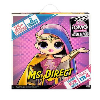 عروسک ال او ال سورپرایز سری OMG Movie Magic مدل Ms. Direct ارتفاع 25 سانتی متر اورجینال
