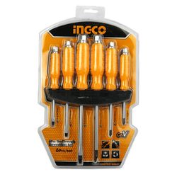 خرید مجموعه 6 عددی پیچ گوشتی اینکو مدل HSGTDC180601 | قیمت ست پیچ گوشتی INGCO