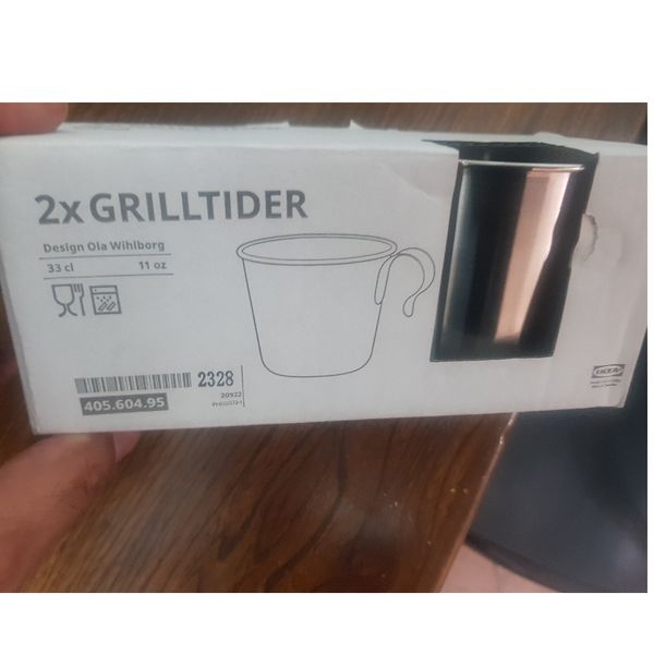 لیوان ایکیا مدل GRILLTIDER کد .604.95 بسته 2 عددی