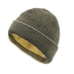 کلاه بافتنی مدل داخل خز شطرنجی