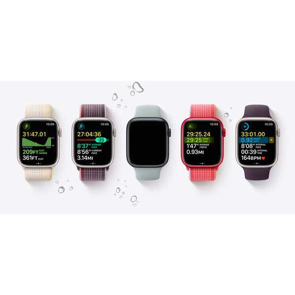 ساعت هوشمند اپل مدل Series 8 Aluminum 41mm دارای قابلیت های صفحه نمایش رنگی، صفحه نمایش لمسی، کنترل موسیقی (Music Player)، کنترل