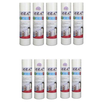 فیلتر دستگاه تصفیه کننده آب سی سی کا مدل pp 5 micron-HZK بسته 10 عددی