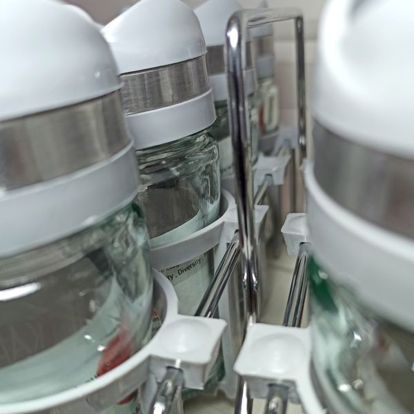 ست جا ادویه 9 پارچه کاپریس مدل فلورا کد GGG8